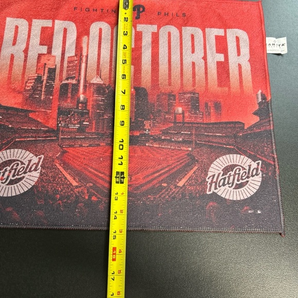 Philadelphia Phillies Red October Rally Towel 2024 MLB Baseball Citizens Bank - Picture 10 of 11